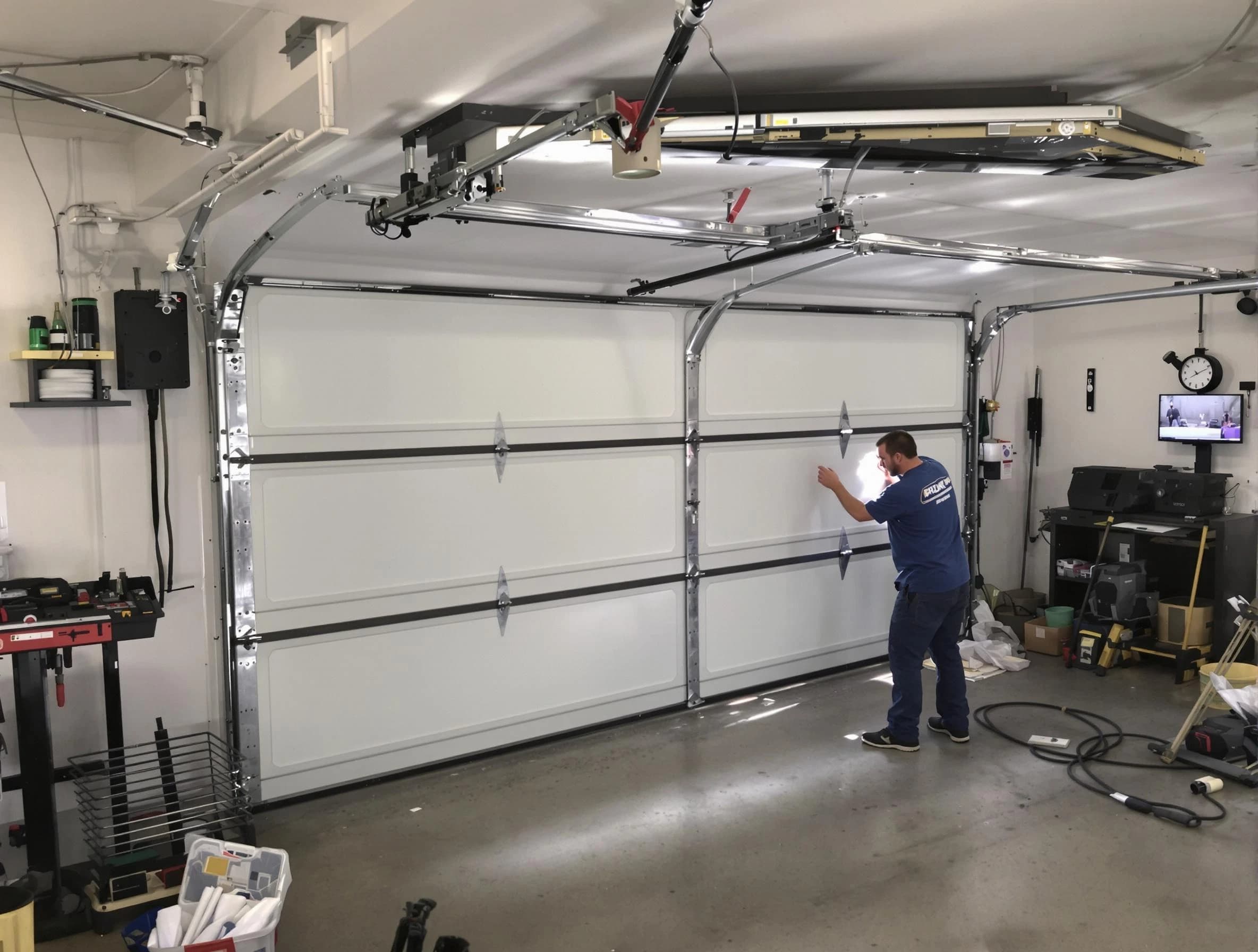 Professional garage door repair service by Framingham Garage Door Repair in Framingham