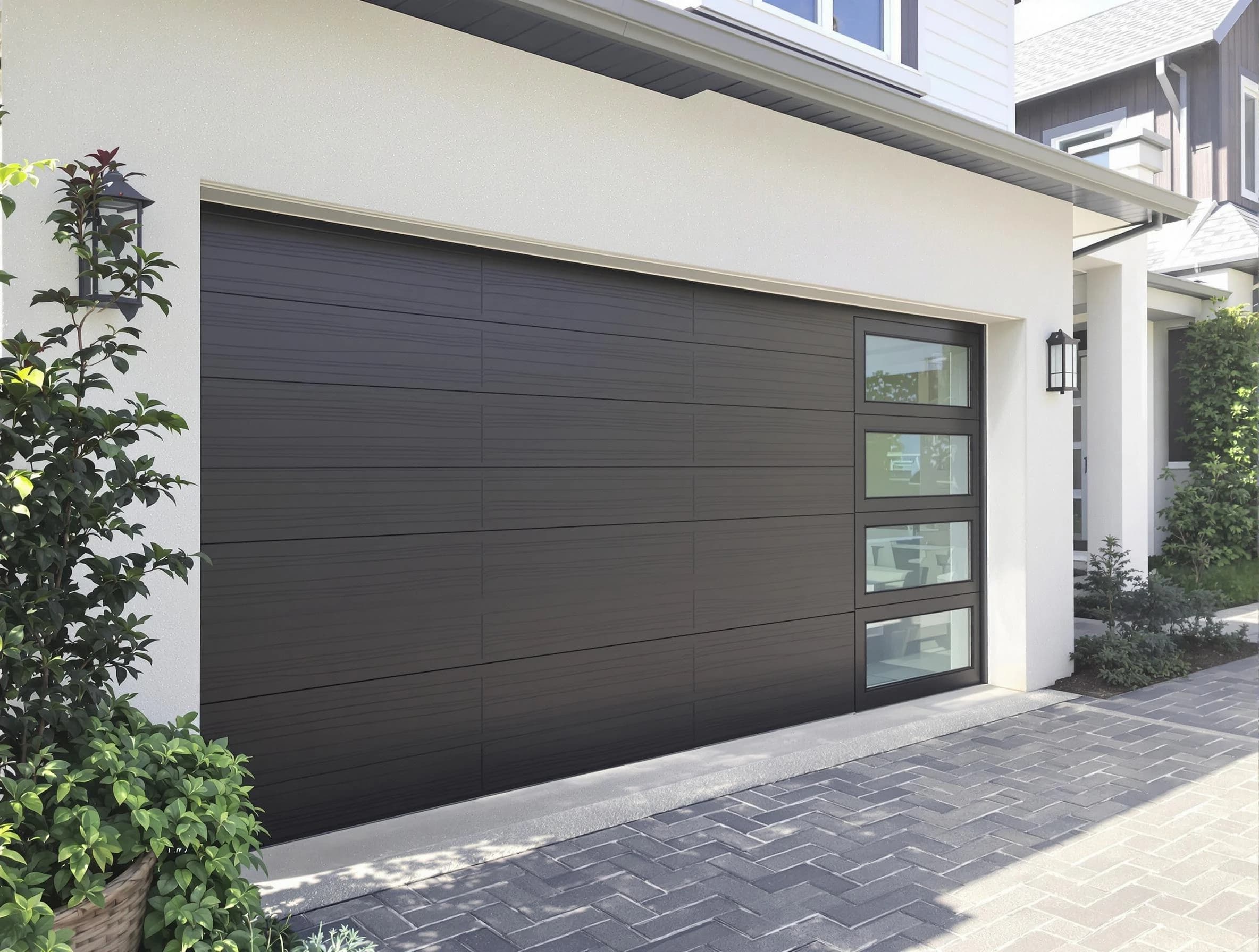 Custom garage door installation by Framingham Garage Door Repair in Framingham