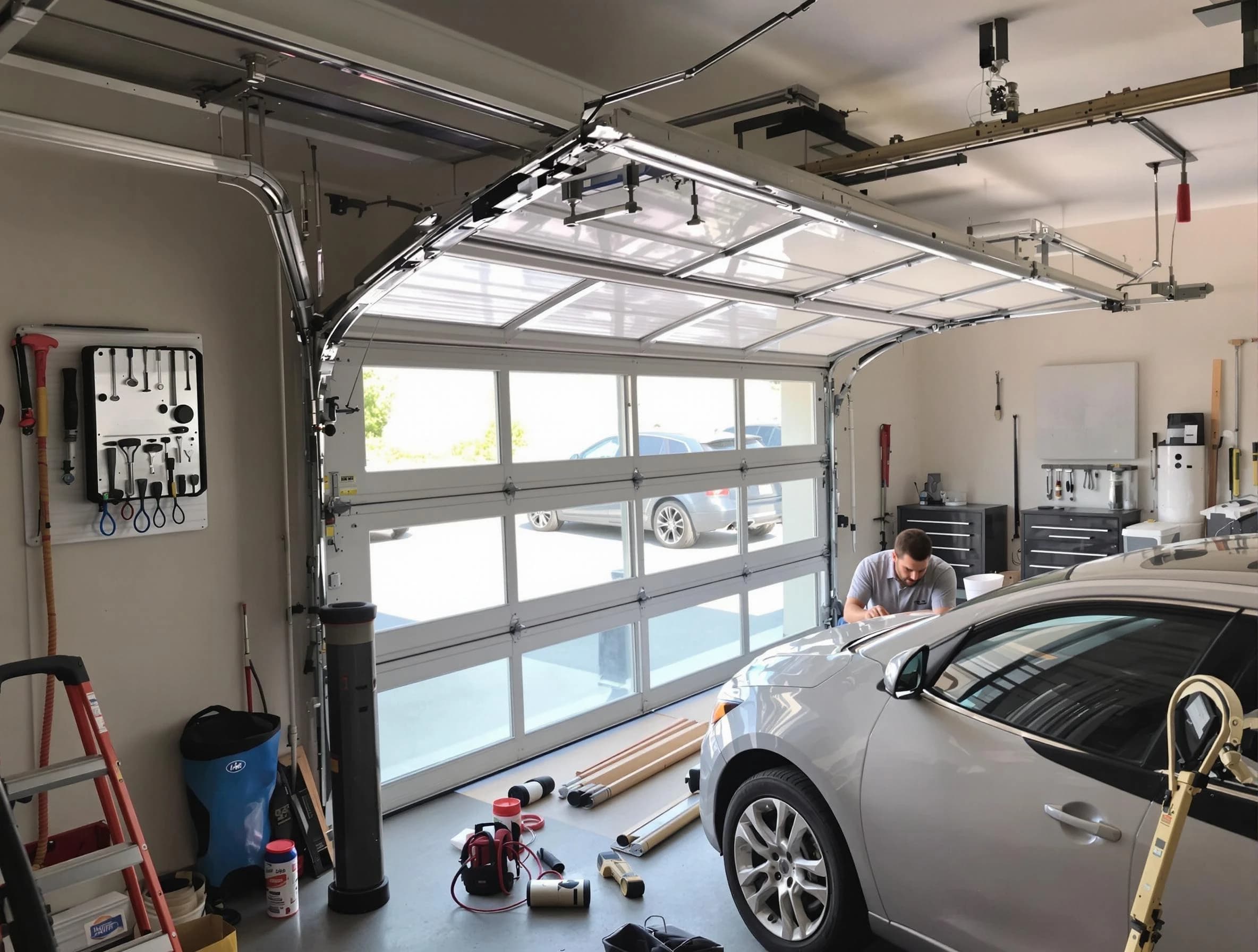 Garage door noise reduction service by Framingham Garage Door Repair in Framingham