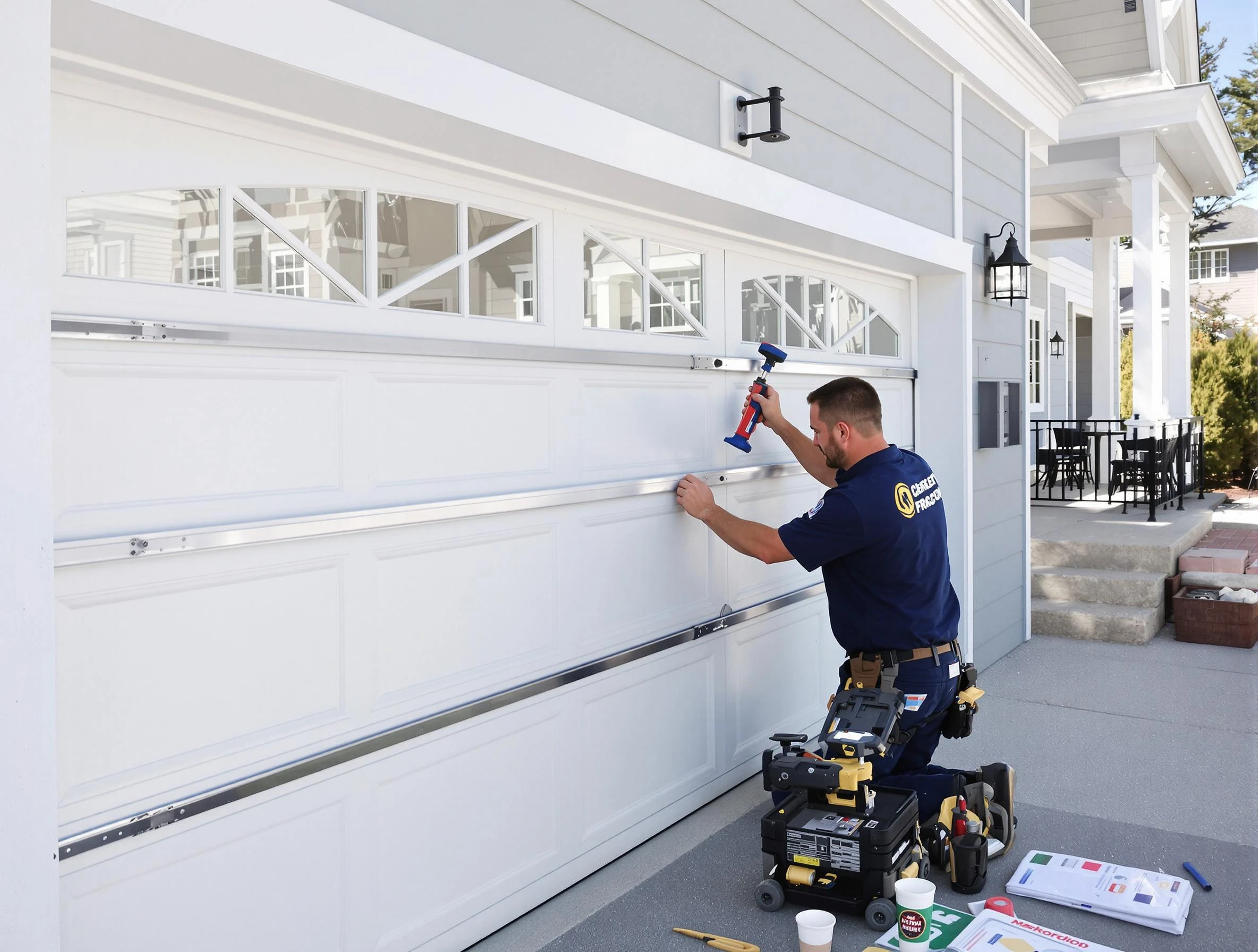 Professional garage door installation by Framingham Garage Door Repair in Framingham