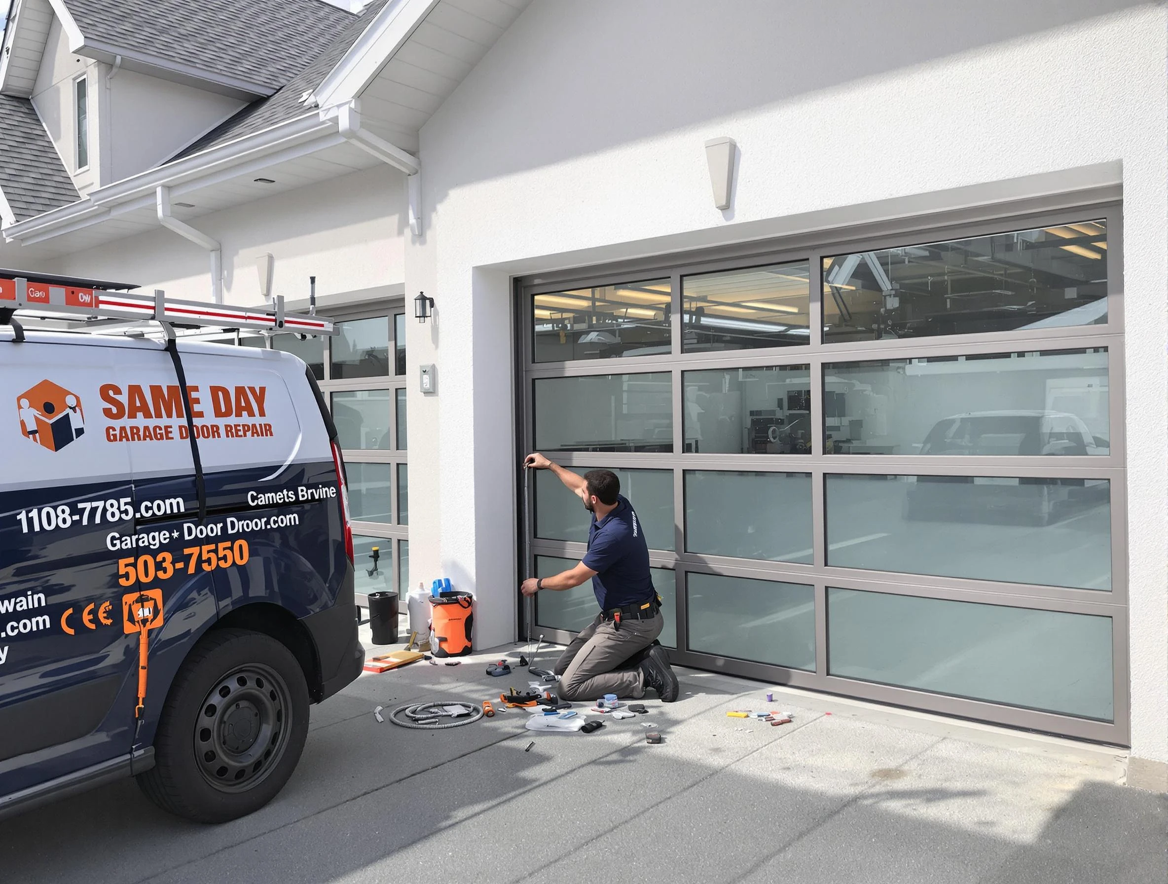 Same-day garage door repair service by Framingham Garage Door Repair in Framingham